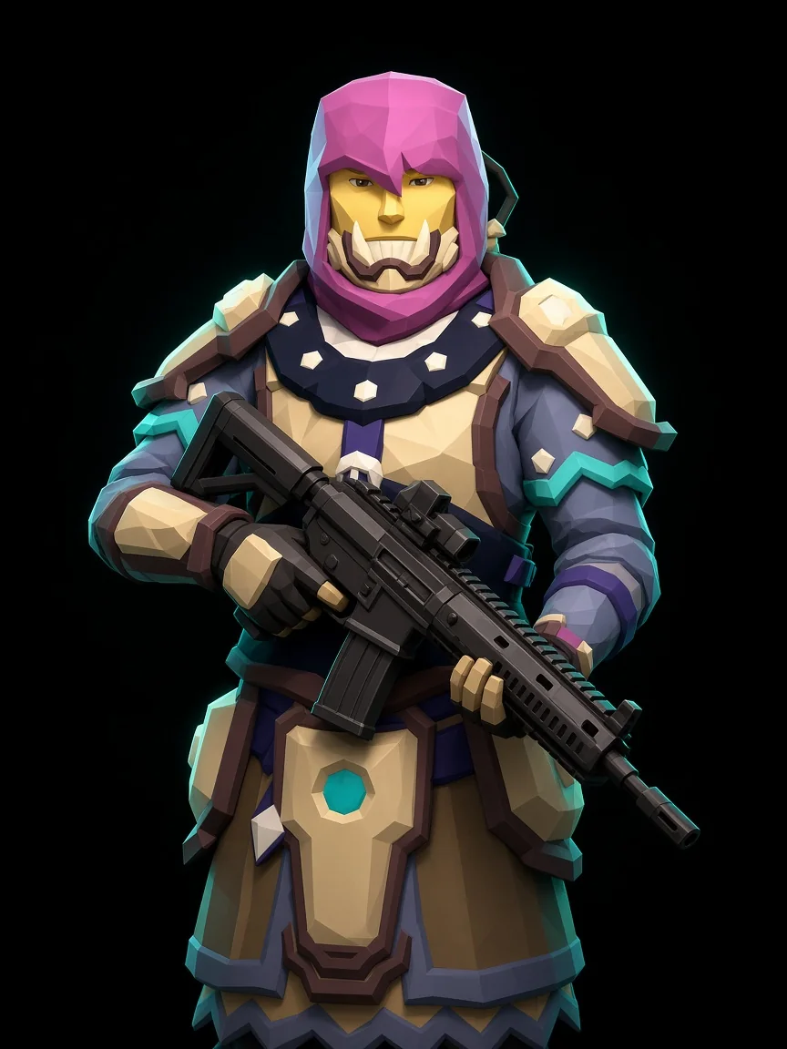 Cipher — support operator and field medic in a scavenged shroud
